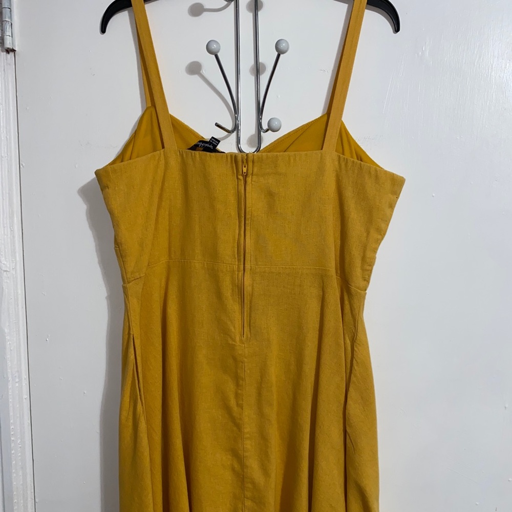 Summer mustard dress